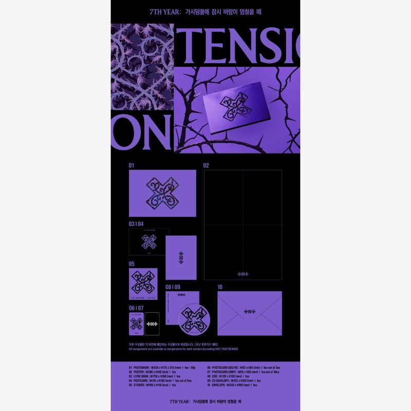 TOMORROW X TOGETHER | 7TH YEAR: A Moment of Stillness in the Thorns | TENSION Ver. | CD