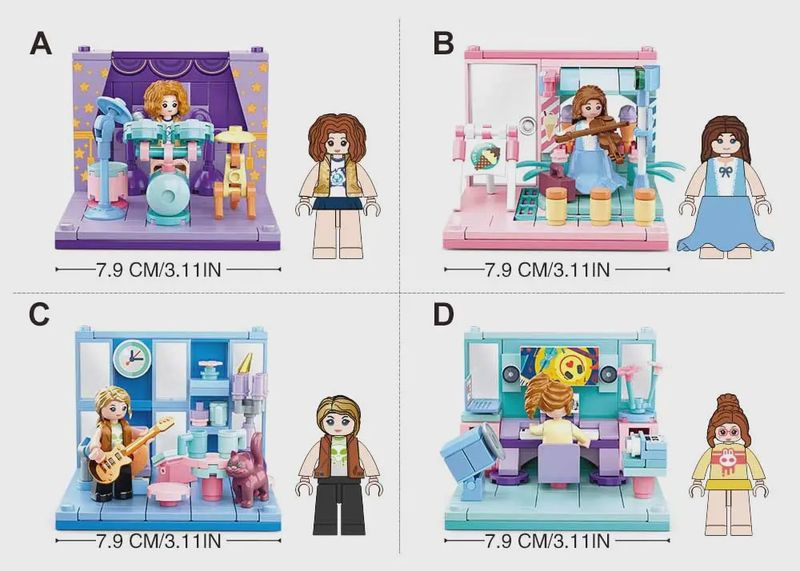 Sluban Mini Handcraft Instruments – Display Set (M38-B0791)