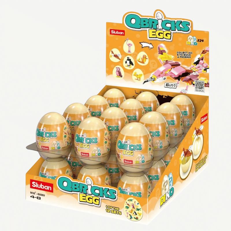 Sluban Q-Bricks Egg – Ovipara Collection (M38-B0969)