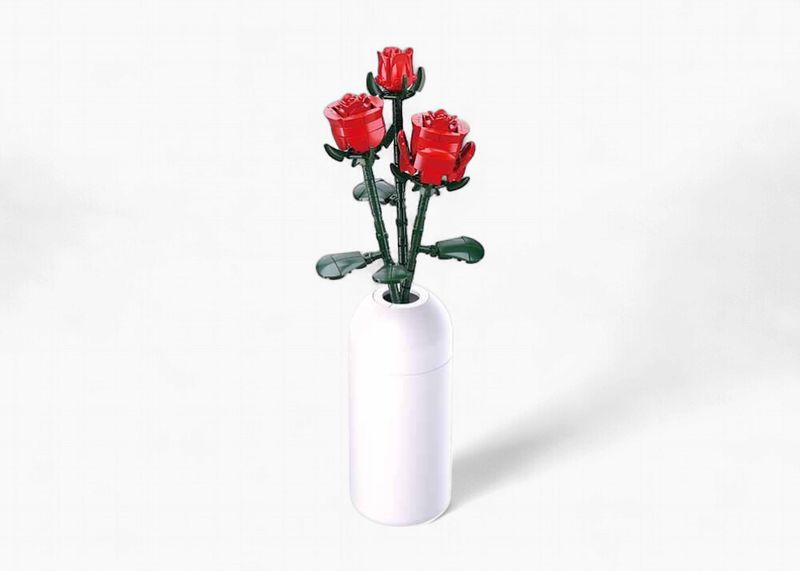 Sluban Red Rose – Flower Set (M38-B1101-04)