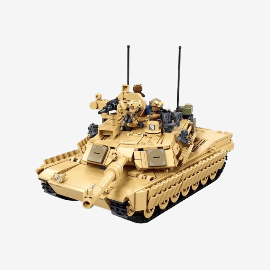 Sluban M1A2 Abrams TUSK II Main Battle Tank – Building Block Set (M38-B1365)