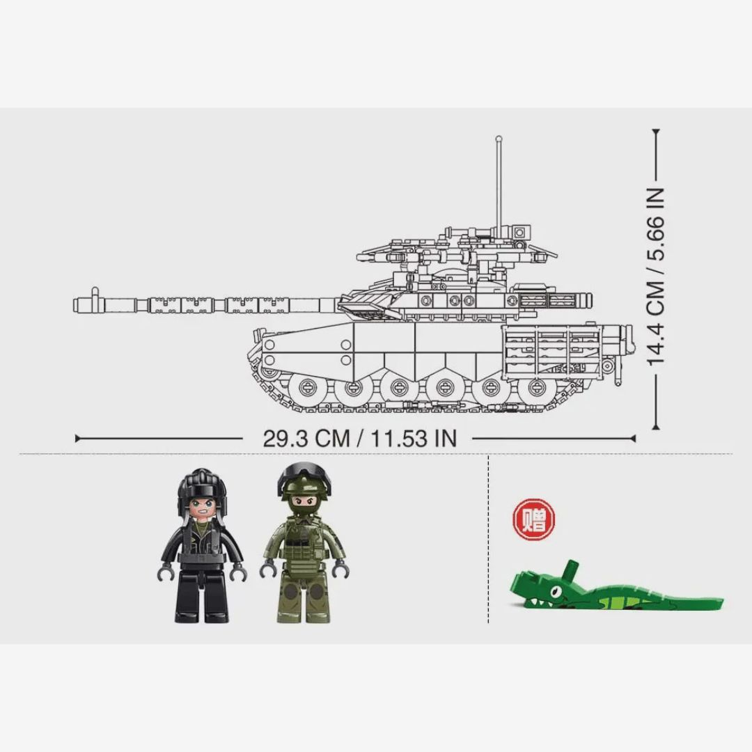 Sluban T-90M-S Main Battle Tank – Set (M38-B1377)