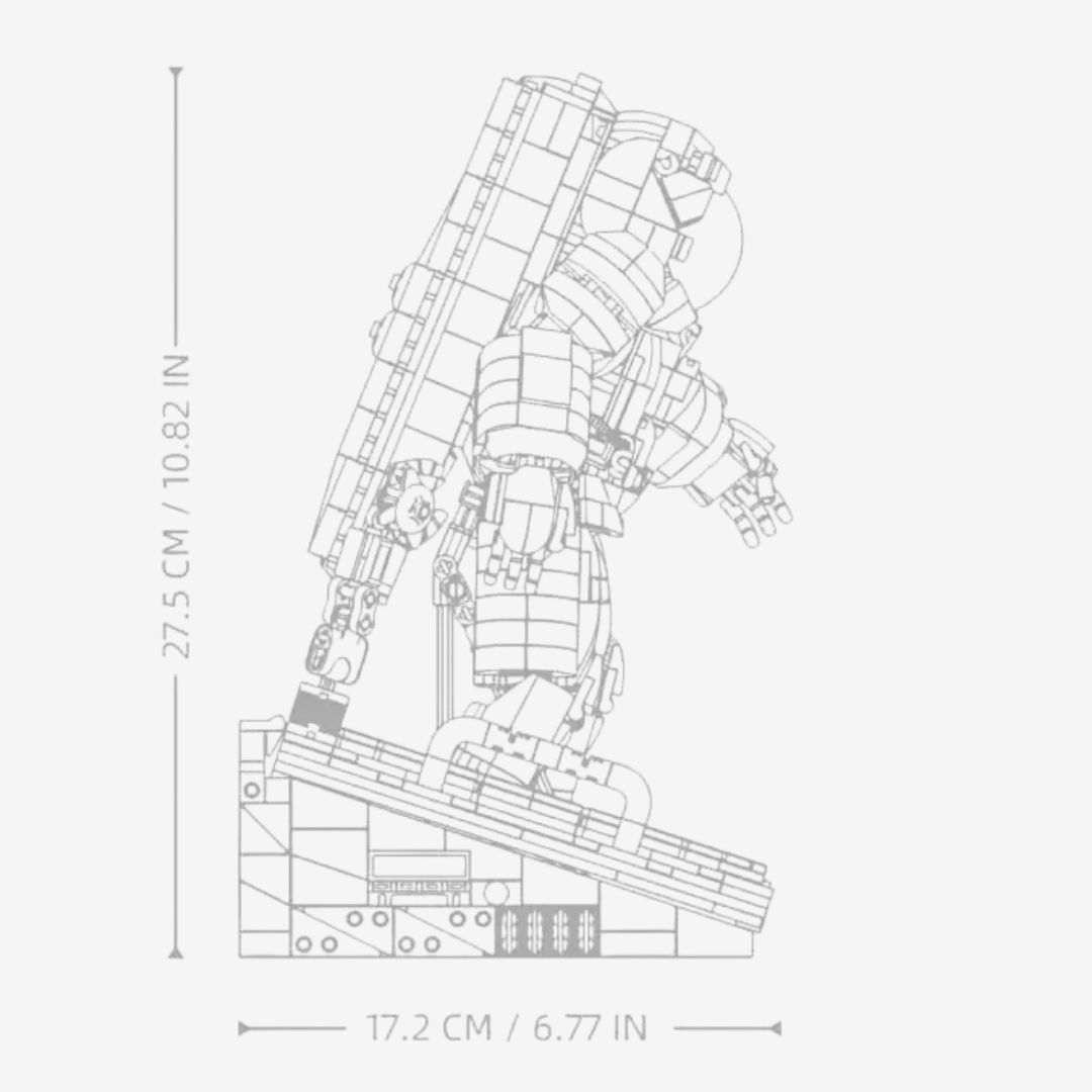 Sluban Astronaut Figure – SpaceWalk Model (M38-B8003)