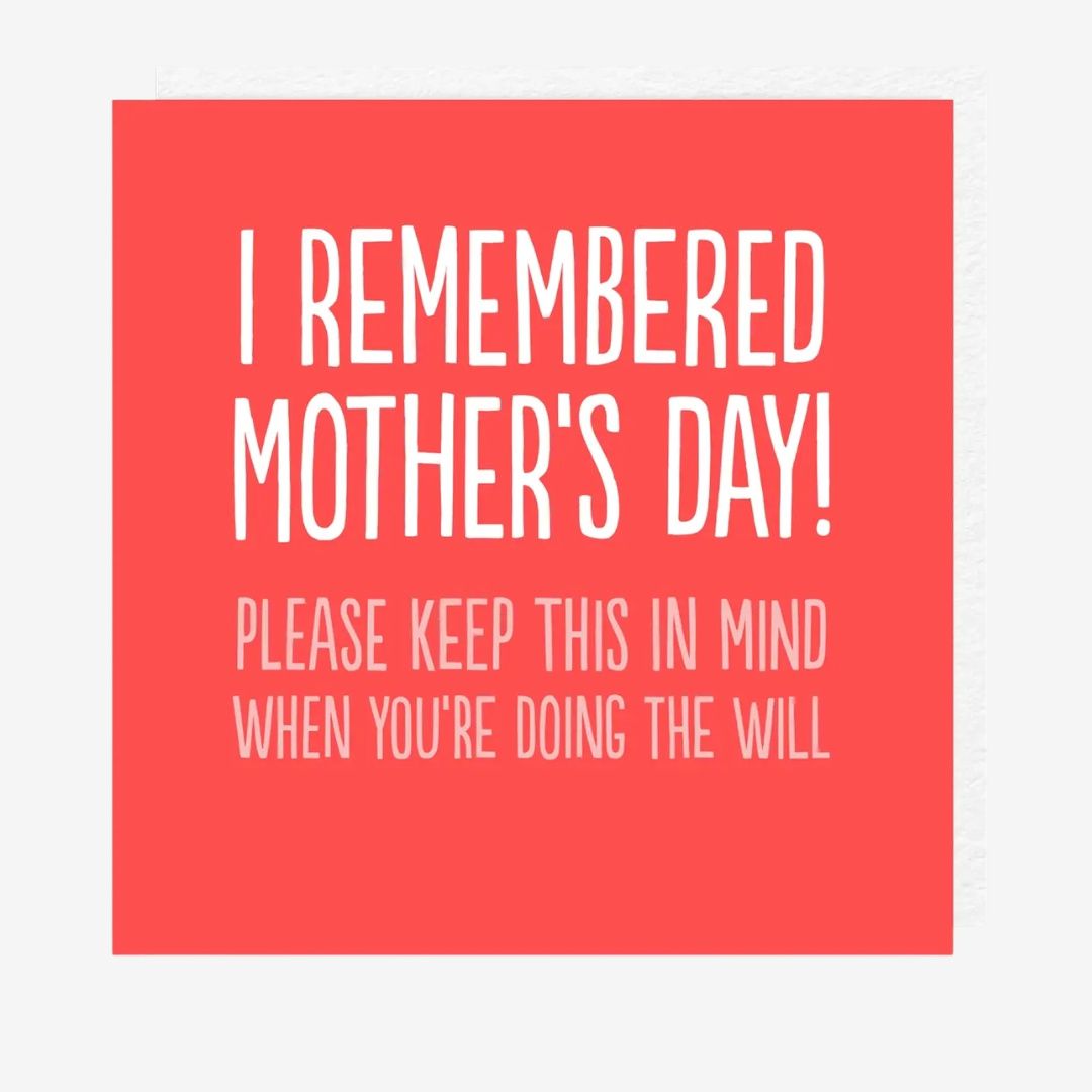 Remembered Mother's Day