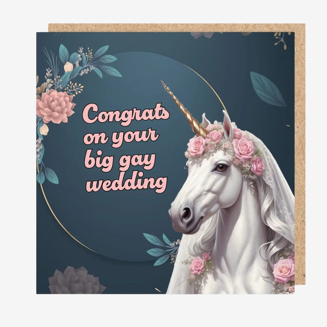 Congrats Big Gay Wedding