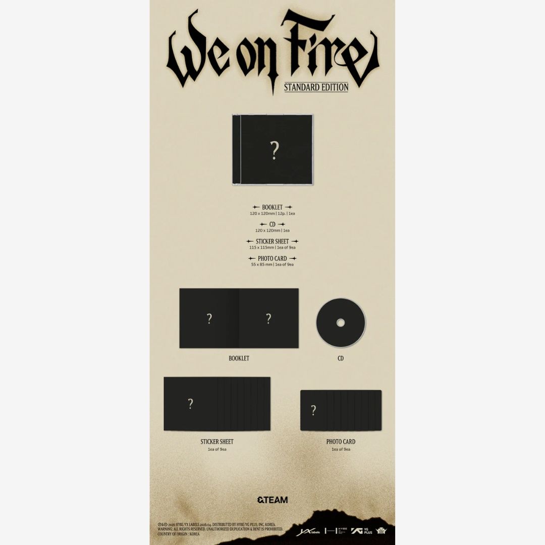 &amp;TEAM | We On Fire | Standard Ver. | CD