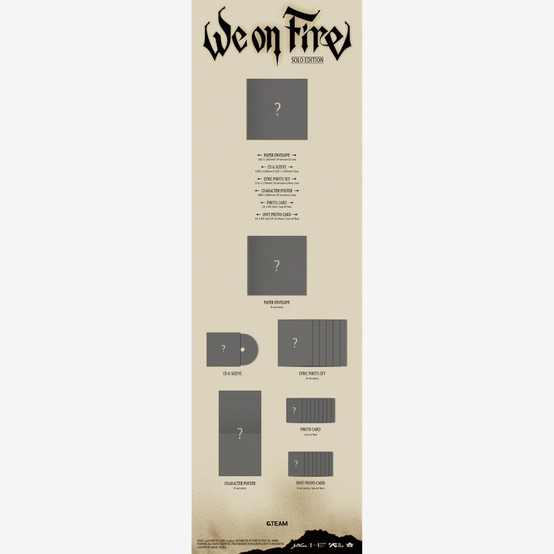 &amp;TEAM | We On Fire | Solo Ver. | CD