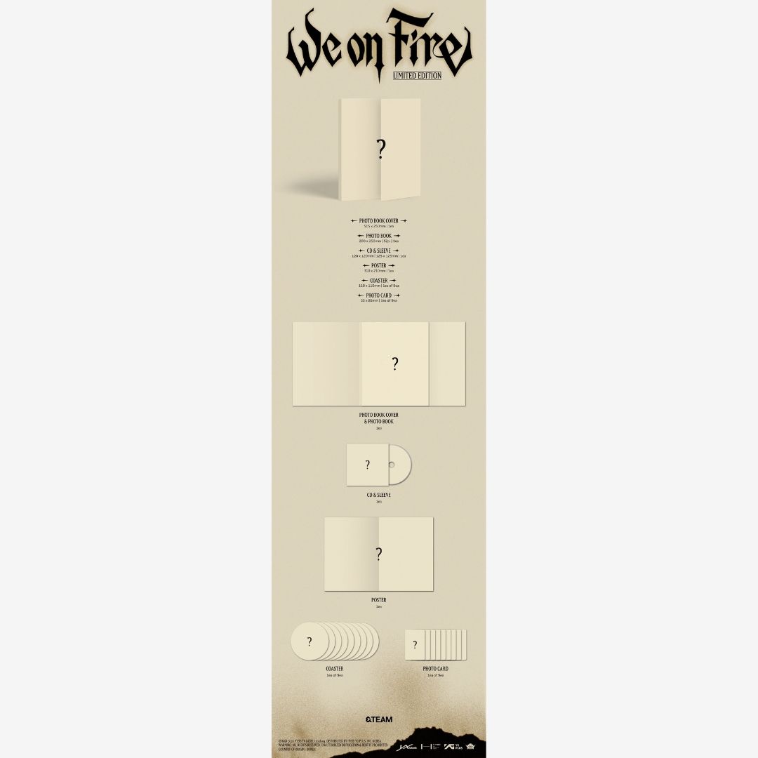 &amp;TEAM | We On Fire | Limited Ver. | CD