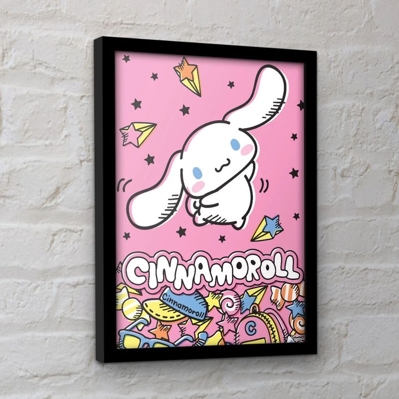 Cinnamonroll (Dance Off) Framed 30x40cm Print