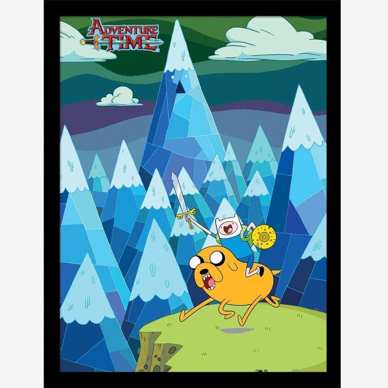 Adventure Time (Green Sky) Framed Collector Print