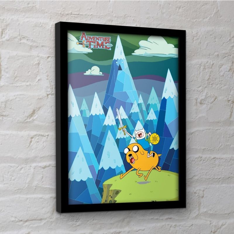 Adventure Time (Green Sky) Framed Collector Print