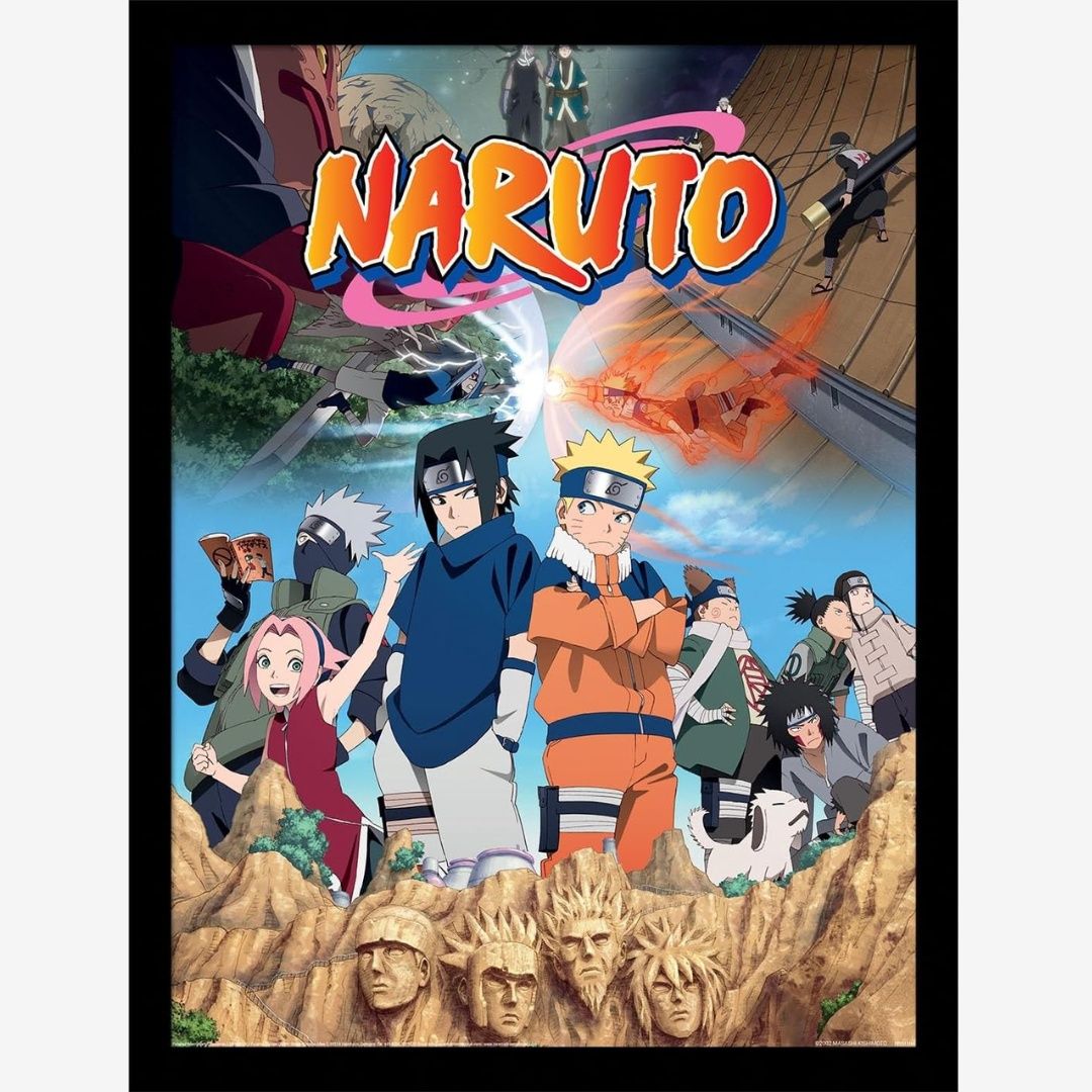Naruto Divided Framed Collector Print