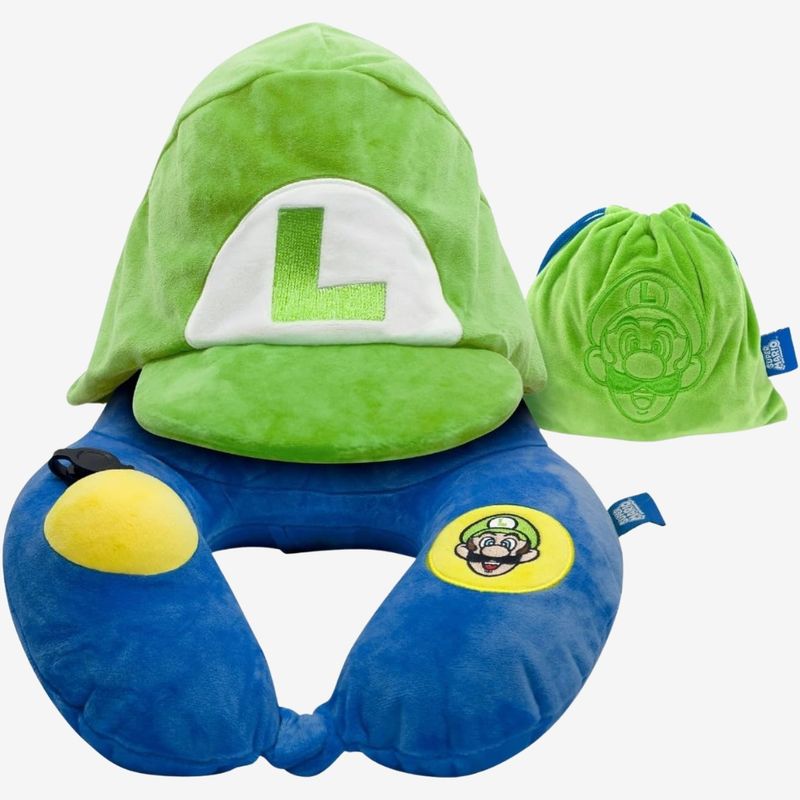 Super Mario Luigi Neck Pillow