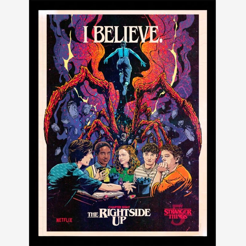 Stranger Things S5 (EP 8 I BELIEVE) Framed Collector Print