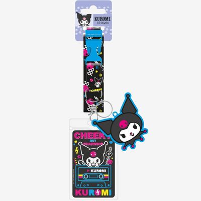 Kuromi (Punky) Lanyard ID Keychain