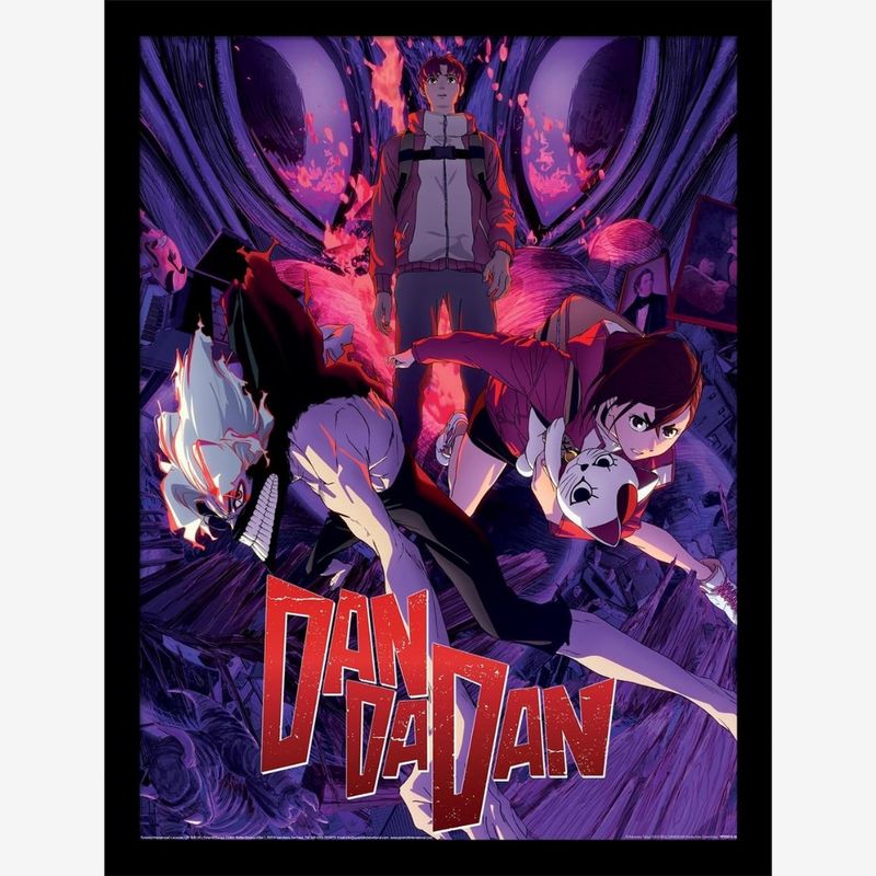 Dan Da Dan (Purple Flame) Framed Collector Print