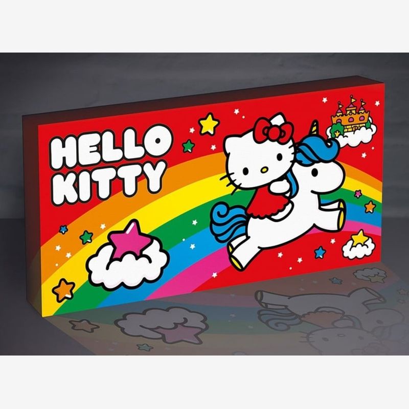 Hello Kitty (Rainbow) Letterbox Light Up Canvas