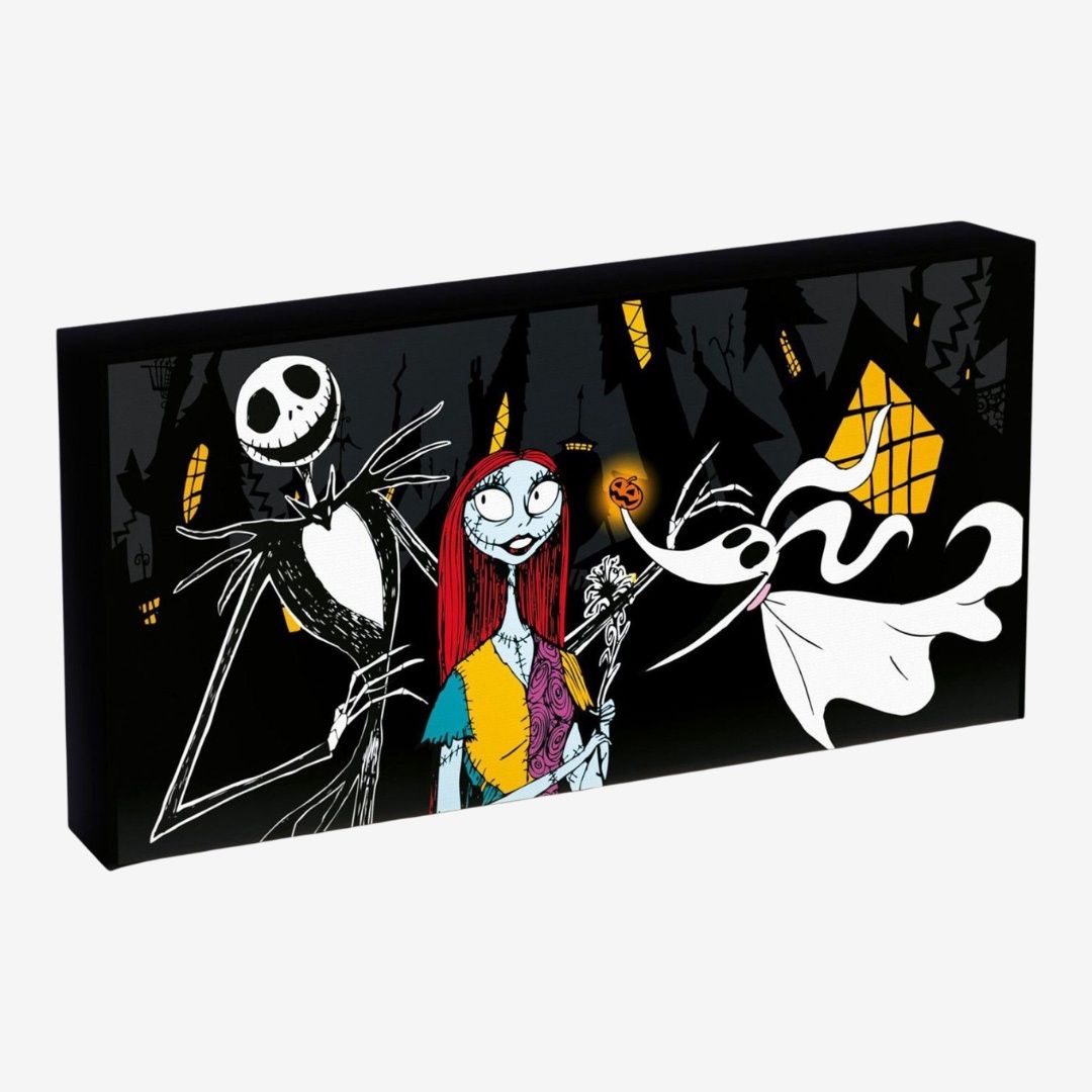 Nightmare Before Christmas (Halloween Night) Letterbox Light Up Canvas Nightmare Before Christmas (Halloween Night) Letterbox Light Up Canvas