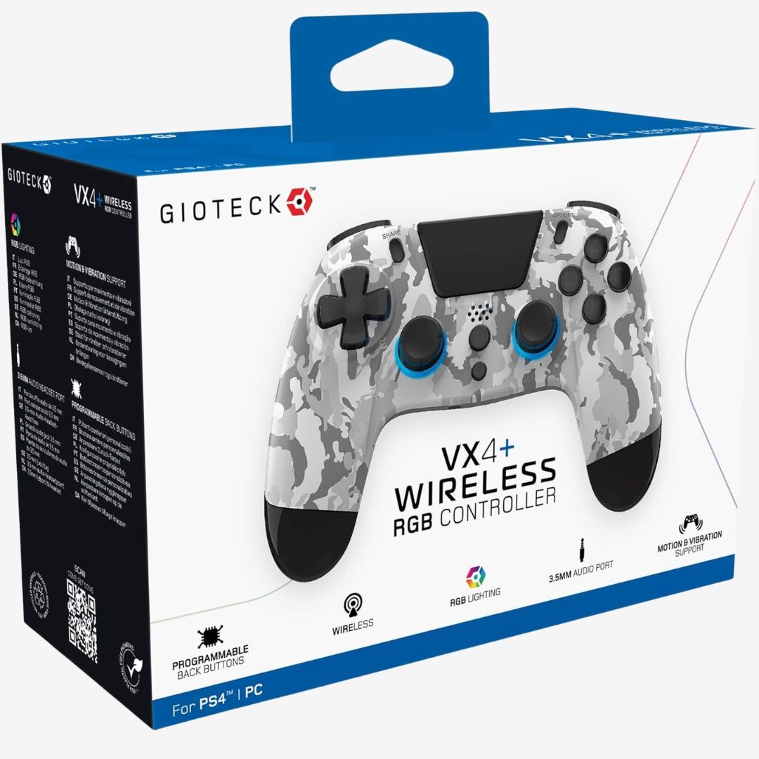 Gioteck VX4+ PS4/PC Wireless RGB Controller