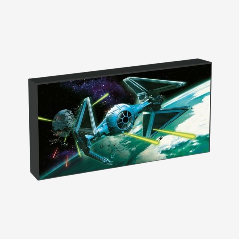 Star Wars (Tie Interceptor) Letterbox Light Up Canvas