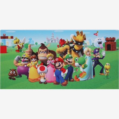 Super Mario (Group) Letterbox Light Up Canvas