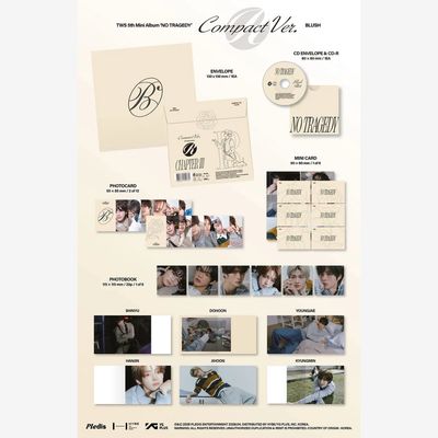 TWS | NO TRAGEDY | BLUSH Compact Ver. | CD