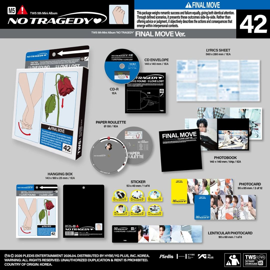 TWS | NO TRAGEDY | FINAL MOVE Ver. | CD