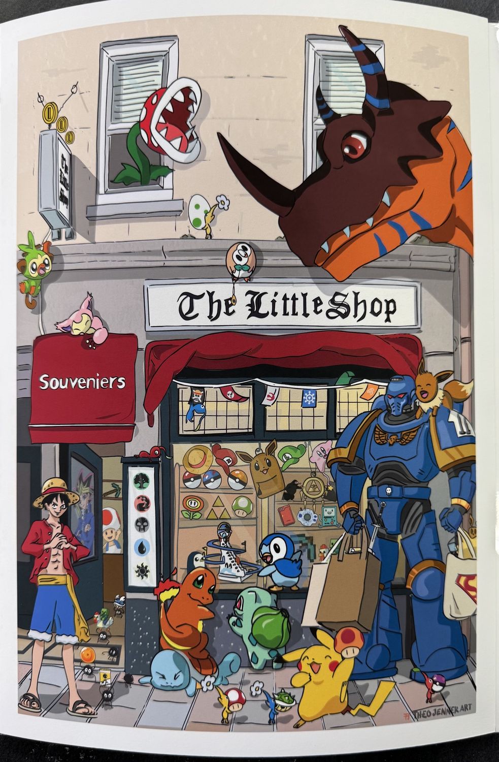 "The Little Shop" (Black Framed)