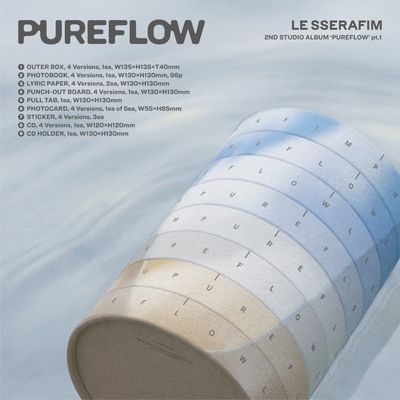 LE SSERAFIM | PUREFLOW Pt 1 | YUSU LILY VER. | CD