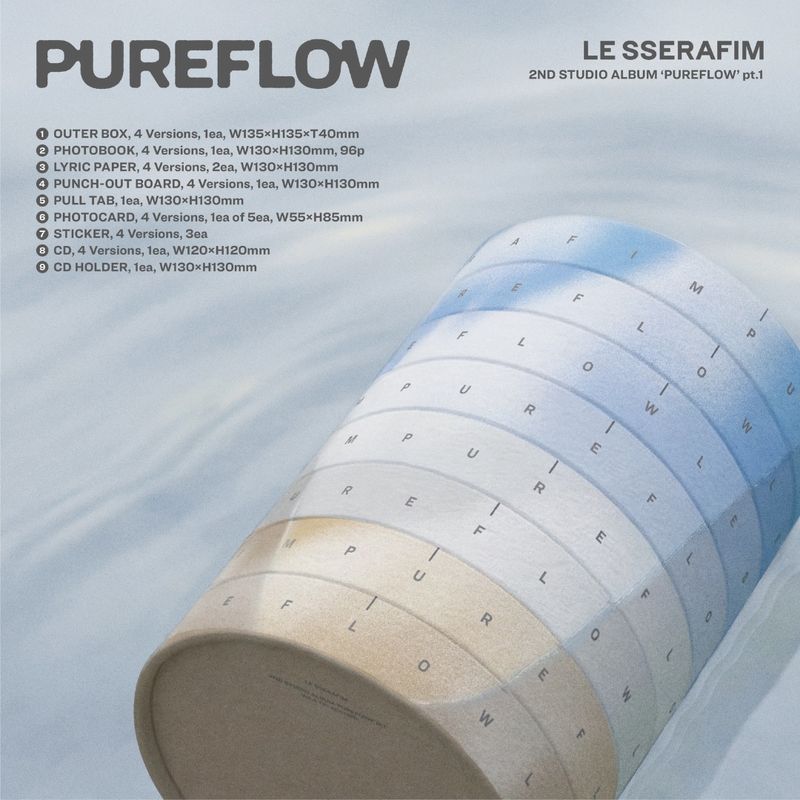 LE SSERAFIM | PUREFLOW Pt 1 | TRI ACCORD VER. | CD