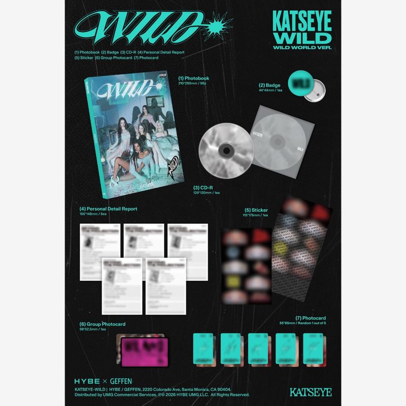 KATSEYE | WILD | Wild World Ver. | CD