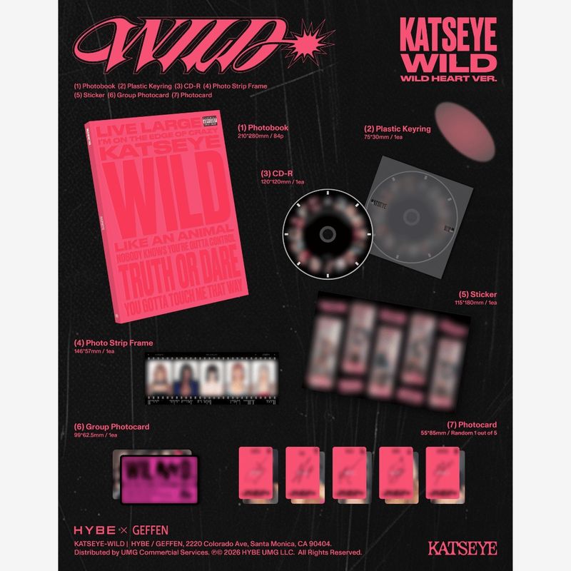 KATSEYE | WILD | Wild Heart Ver. | CD