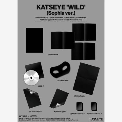 KATSEYE | WILD | Sophia Ver. | CD