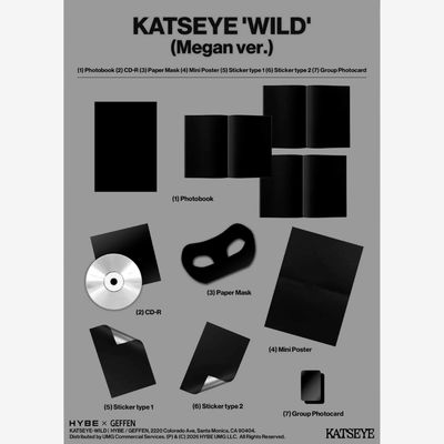 KATSEYE | WILD | Megan Ver. | CD