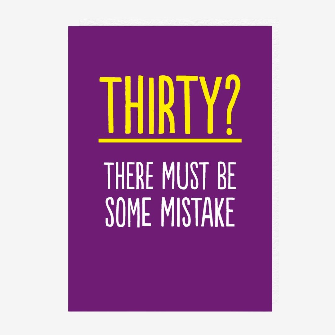 30 Mistake