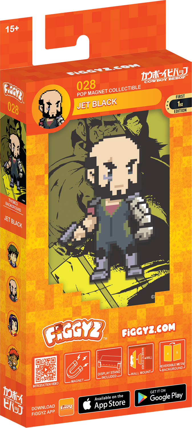 FiGGYZ Cowboy Bebop Jet Black 11cm Collectible Pop Magnet