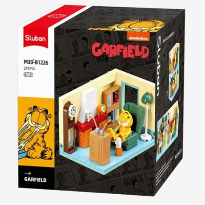 M38-B1226 Garfield – Living Room Building Set (219 Pieces)