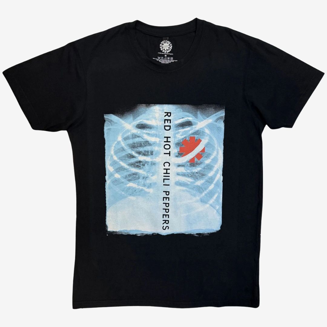 Red Hot Chili Peppers Unisex Premium Carbon T-Shirt: X-Ray (Black), Size: Small