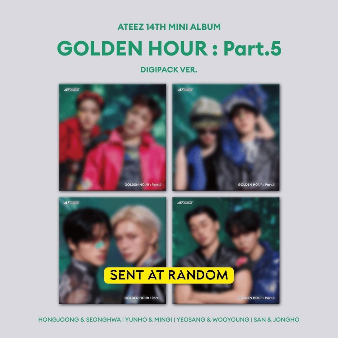 ATEEZ | Golden Hour | Part 5 | Digipack Unit Ver. Sent Random | CD