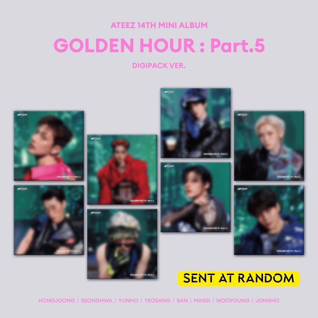 ATEEZ | Golden Hour | Part 5 | Digipack Ver. Sent Random | CD