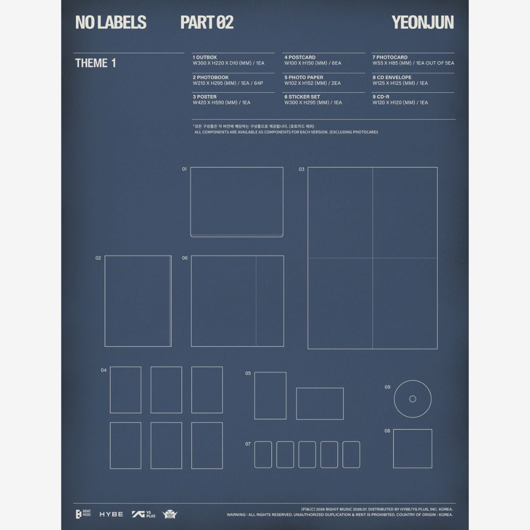 YEONJUN (TXT) | NO LABELS: PART 02 (THEME 1) | CD