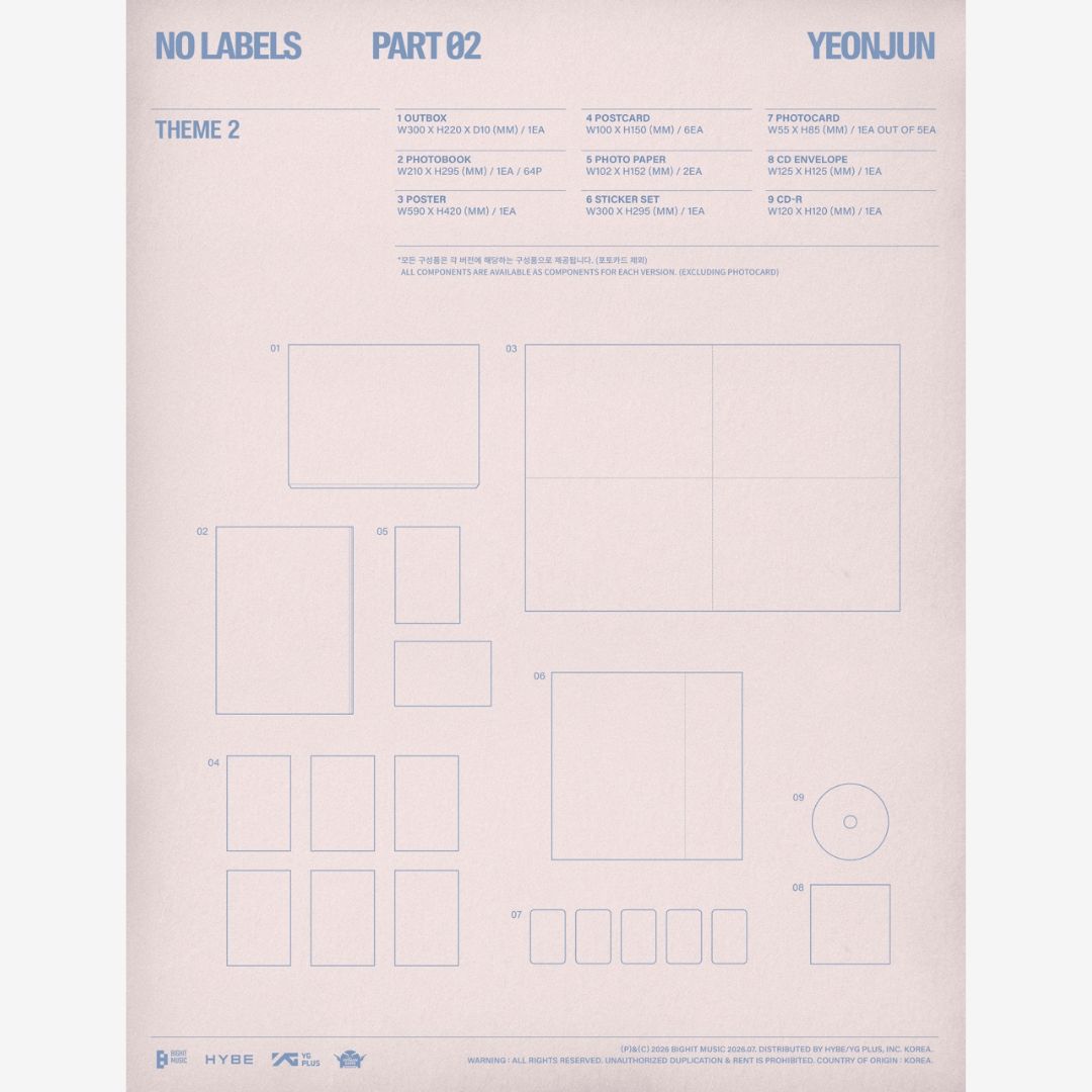 YEONJUN (TXT) | NO LABELS: PART 02 (THEME 2) | CD