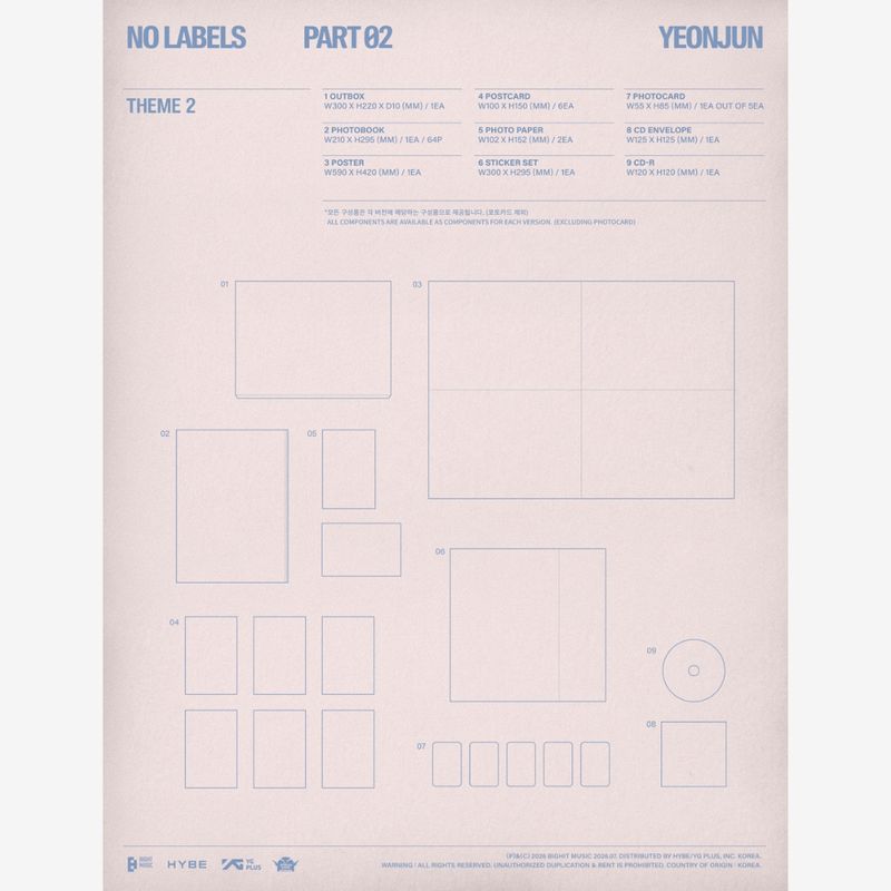 YEONJUN (TXT) | NO LABELS: PART 02 (THEME 2) | CD