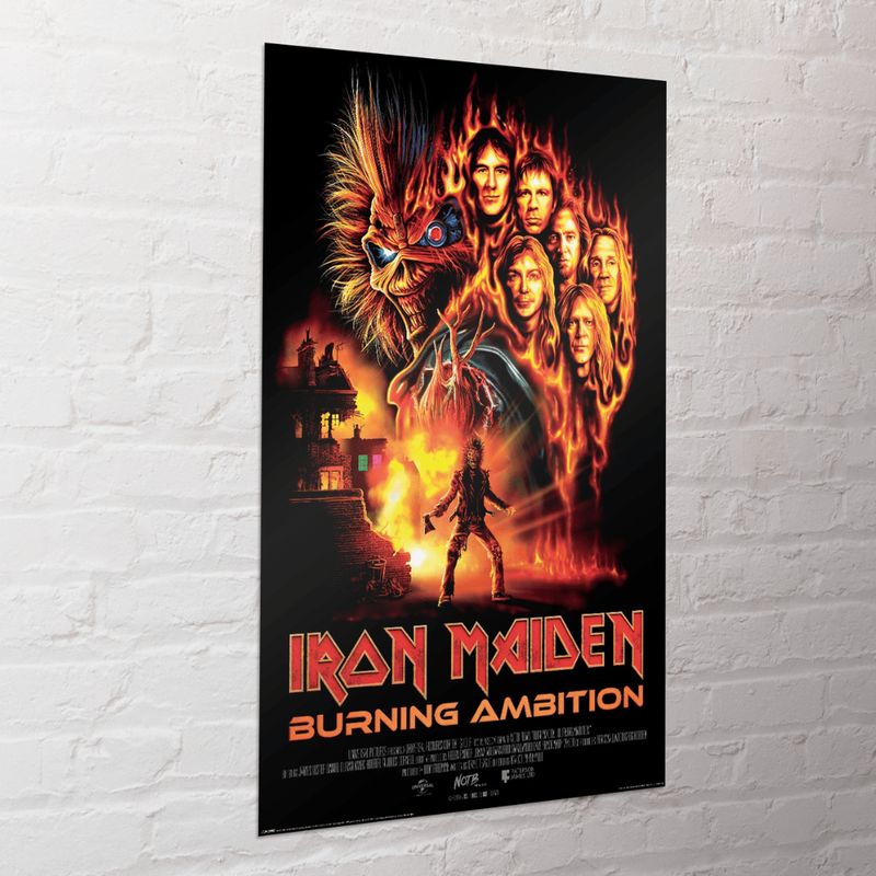 IRON MAIDEN (BURNING AMBITION) MAXI POSTER (A9)