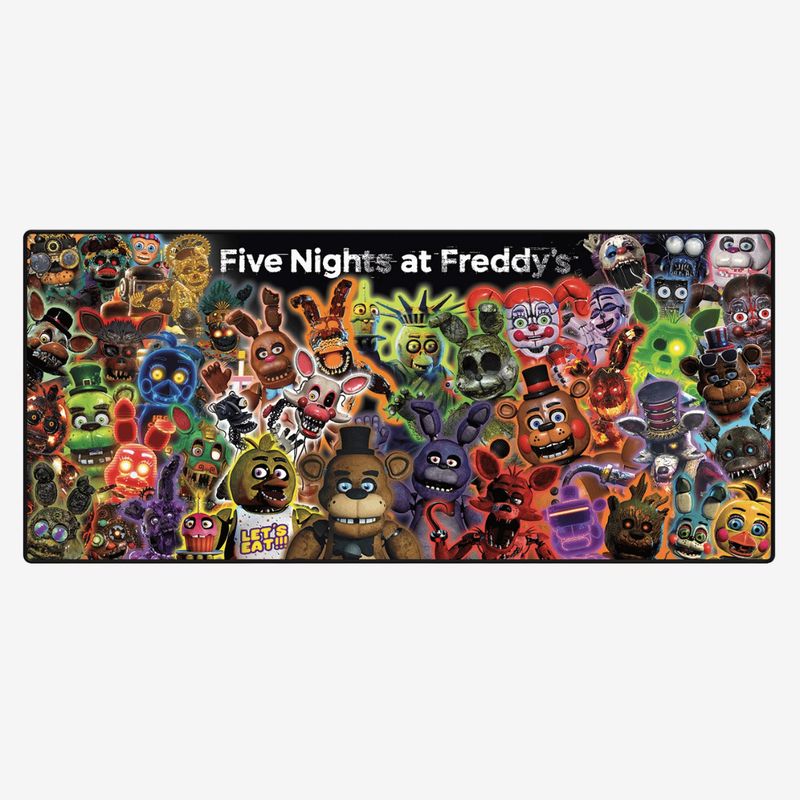 Glow Montage Five Nights At Freddy's FNAF Desk Mat