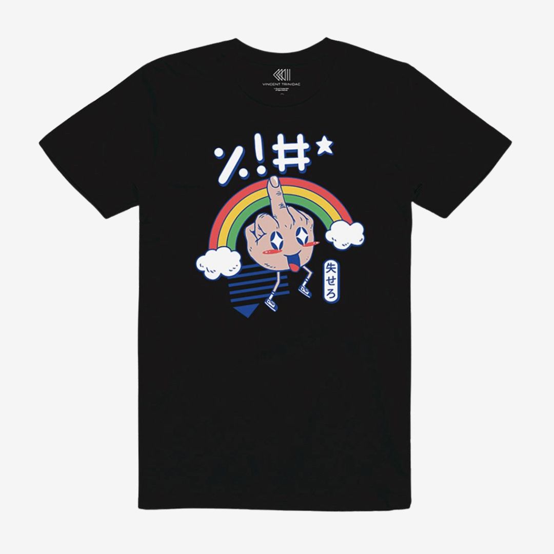 VINCENT TRINIDAD (KAWAII AS F*CK!) BLACK UNISEX T-SHIRT, Size: Small