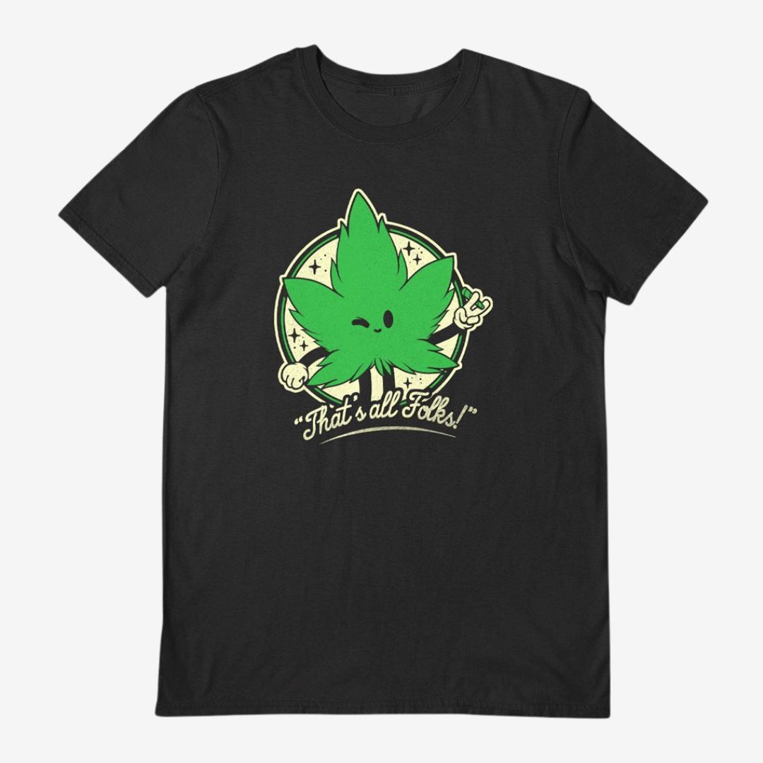 ILUSTRATA (THAT’S ALL SMOKERS) BLACK UNISEX T-SHIRT, Size: Small