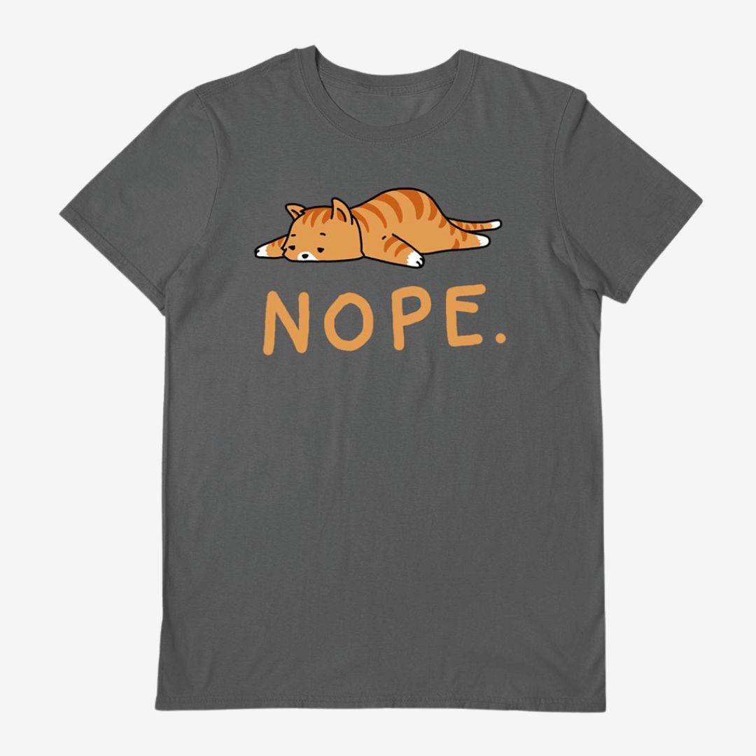 VO MARIA (NOPE) CHARCOAL UNISEX T-SHIRT, Size: Small