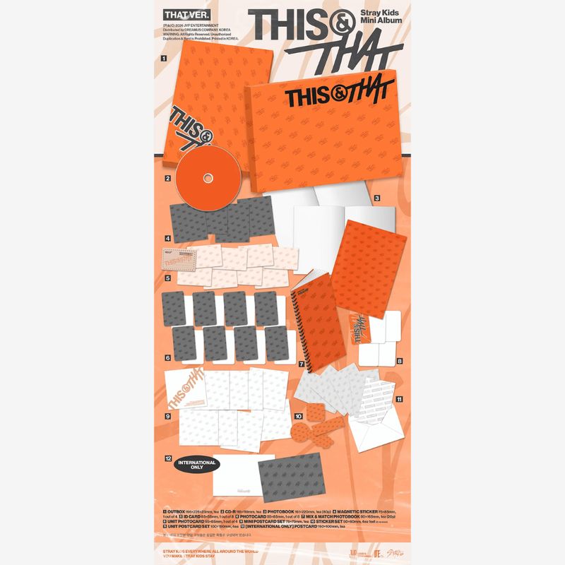 Stray Kids | THIS &amp; THAT | THAT Ver. | CD
