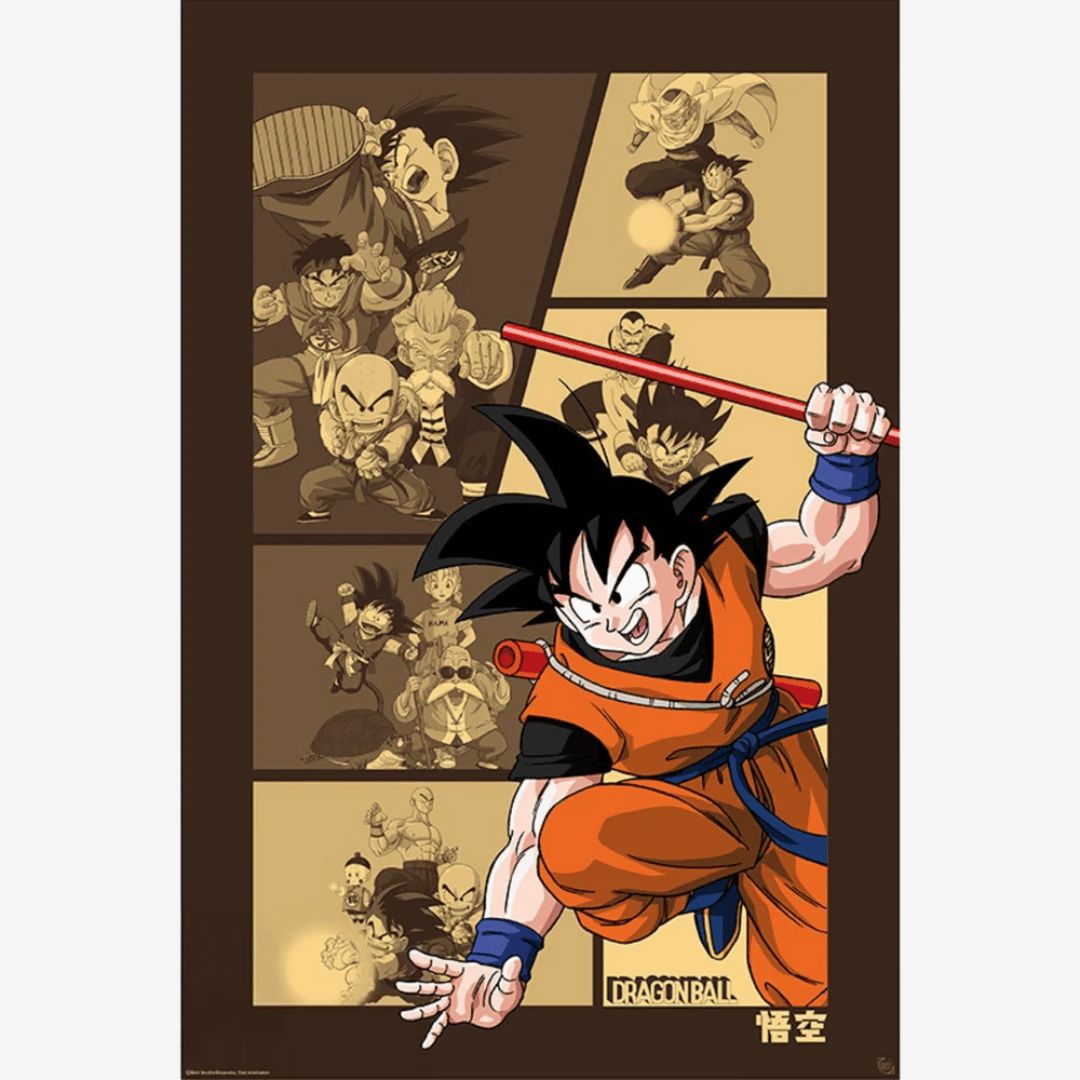 Dragon Ball Goku Retro Maxi Poster (A33)